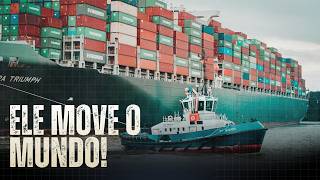 Como uma Pequena Máquina Move 230.000 Toneladas? O Poder dos Rebocadores