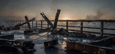 Incêndio destrói guindaste no Porto de Itajaí e acende alerta operacional