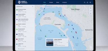 Porto de San Diego lança rastreador público de navios em tempo real
