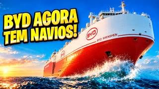 Por que a BYD criou sua própria frota de navios para transportar carros elétricos?