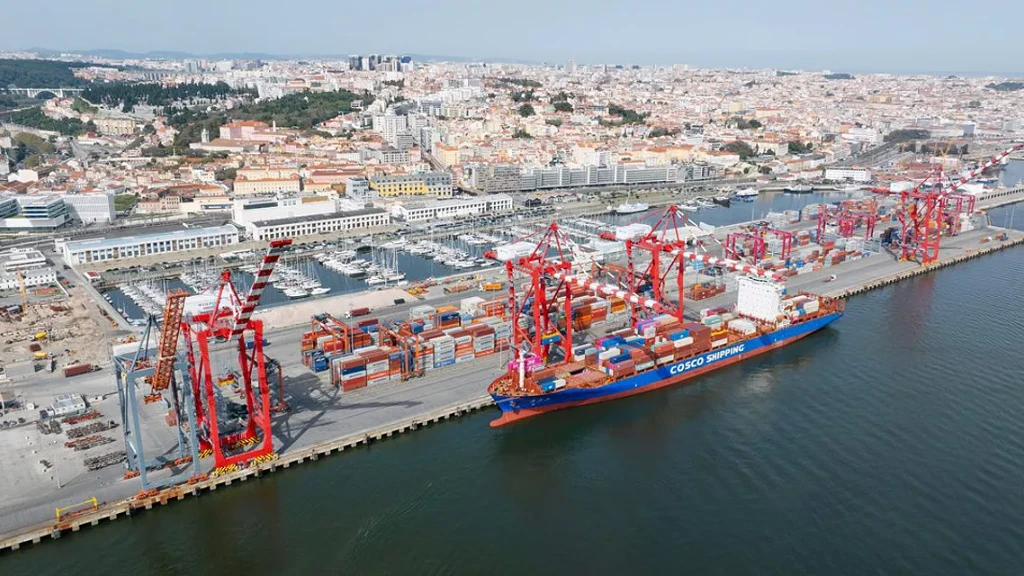 Inteligência Artificial e conectividade 6G transformam operações nos portos de Portugal