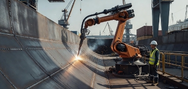 Fincantieri acelera robótica e IA física nos estaleiros