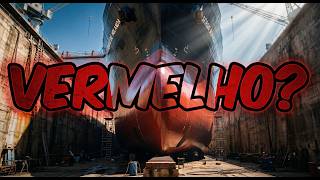 Por que o casco do navio é vermelho? O segredo que impacta o comércio global