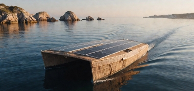 Barco solar Atlântico da FEUP percorre costa portuguesa em expedição inédita